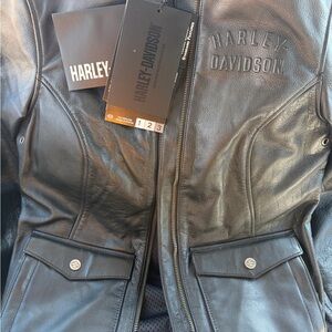 Harley-Davidson Black Leather Outerwear